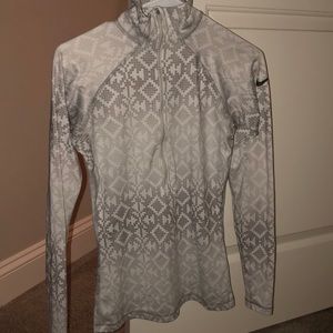 Nike Pro half zip long sleeved dry fit
